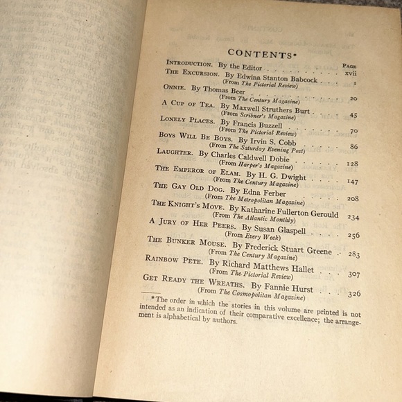 The Best Short Stories of 1917 and the Yearbook of the American Short Story - Picture 4 of 11